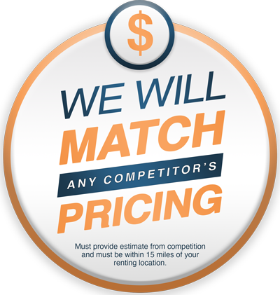 we will match any competitor pricing